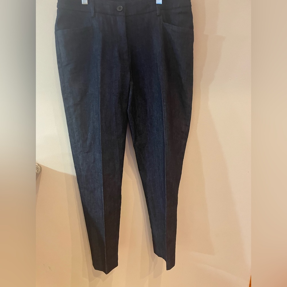 Anne Klein dressy denim pants size 6